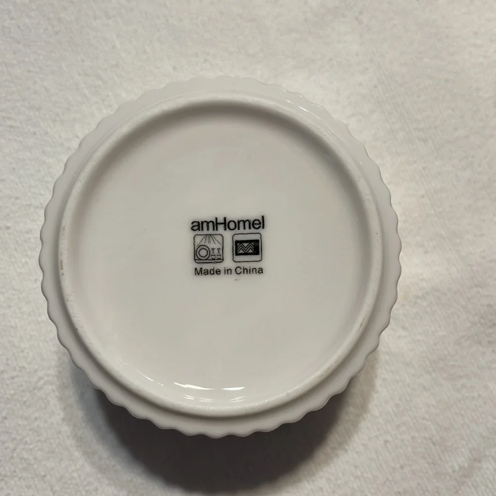 Ramekin Set 6 White Baking Kitchen Cooking Charcuterie Bowls Dishes Small - Picture 4 of 4